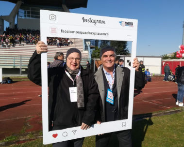 Stefano Gatti, Presidente Onorario e Roberto Pighi, Vice Presidente Esecutivo Piacenza Calcio